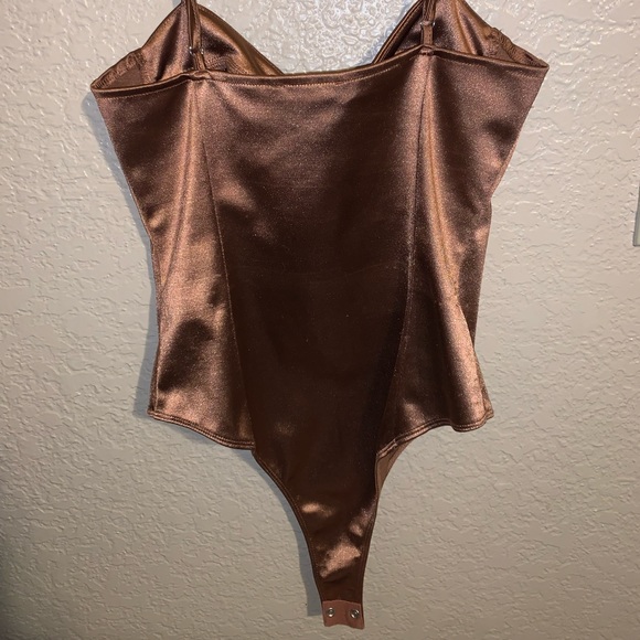 Silky bustier top bodysuit - Picture 3 of 4